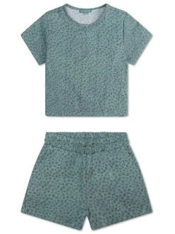 2-delige outfit "Green Leopard" groen
