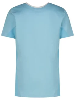 2-delige outfit lichtblauw/wit