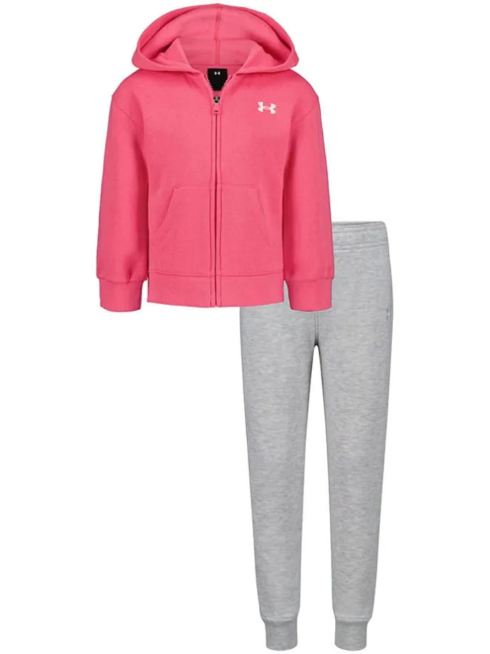2-delige outfit roze/grijs
