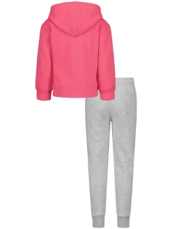 2-delige outfit roze/grijs