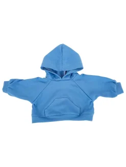 2-delige poppenoutfit blauw/antraciet - vanaf 2 jaar