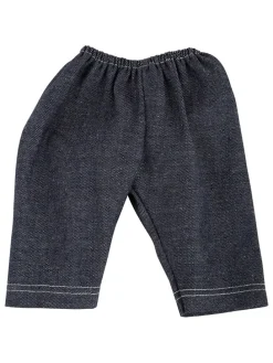 2-delige poppenoutfit blauw/antraciet - vanaf 2 jaar