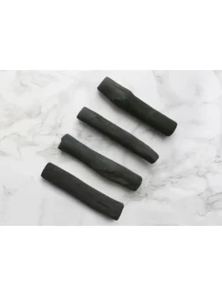 4-delige set: actiefkoolfilters zwart - (L)12 cm