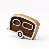 2-delige set: blokstempels "Caravan" naturel/wit - (L)7 x (B)5 cm