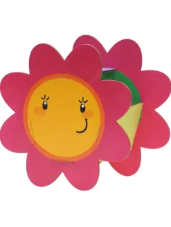 6-delige set: bouwsets "Houten bloemenmand" - vanaf 3 jaar