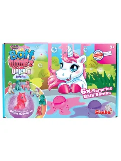 6-delige set: bruisballen "Unicorn" - vanaf 3 jaar (verrassingsproduct)