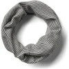 2-delige set: colsjaals "Arta" donkerblauw/wit