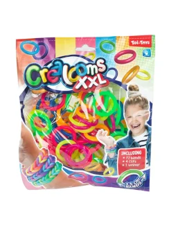 72-delige set: creativiteitsset "FUN loom bands Neon" meerkleurig - vanaf 6 jaar