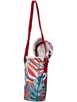 2-delige set: flessentassen rood/blauw - 1,5 l