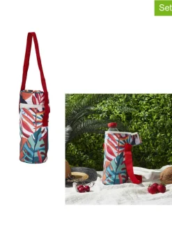 2-delige set: flessentassen rood/blauw - 1,5 l