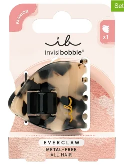 2-delige set: haarklemmen "Everclaw" beige/grijs