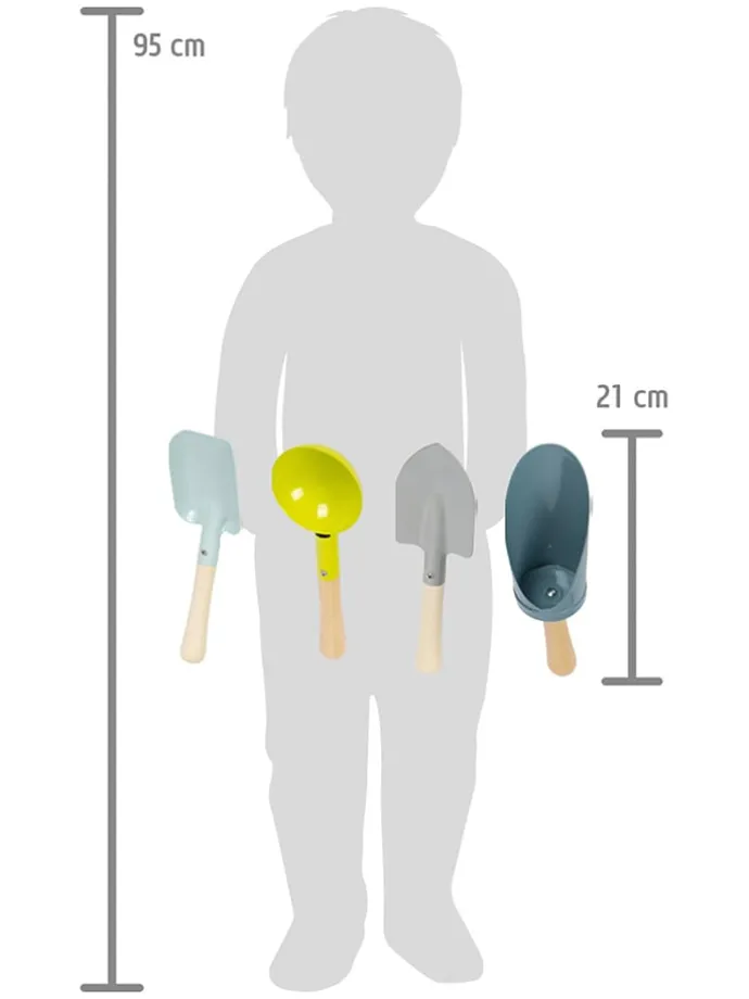 4-delige set: handscheppen - vanaf 3 jaar