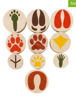 10-delige set: houten stempelset 