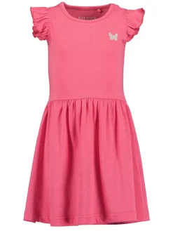 2-delige set: jurken donkerblauw/roze