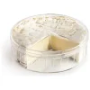 2-delige set: kaasdoos beige/bruin - Ø 10 cm