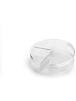 2-delige set: kaasdoos beige/bruin - Ø 10 cm