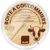2-delige set: kaasdoos beige/bruin - Ø 13 cm