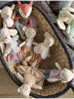 6-delige set: knuffeldieren 