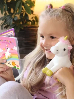 2-delige set: knuffeldieren "Kleine Eenhoorn" - vanaf 4 jaar