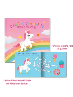 2-delige set: knuffeldieren "Kleine Eenhoorn" - vanaf 4 jaar