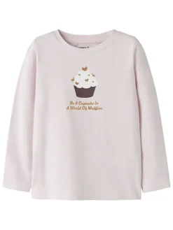 2-delige set: longsleeves "Katelin" crème/bruin