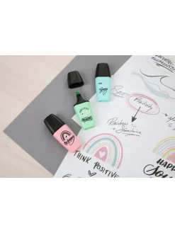 6-delige set: markeerstiften "STABILO BOSS MINI Pastellove 2.0" - 2x 3 stuks