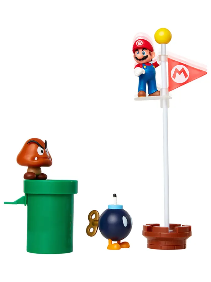 5-delige set "Nintendo Acorn Plains Diorama" - vanaf 3 jaar