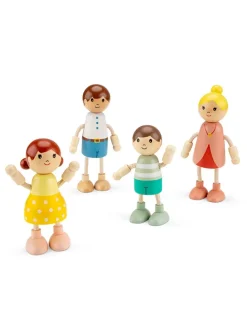 4-delige set: poppen - vanaf 3 jaar