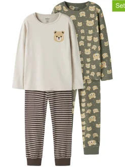 2-delige set: pyjama's meerkleurig