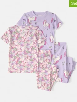 2-delige set: pyjama's paars