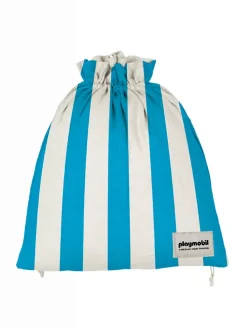 2-delige set: reiszakjes wit/blauw - (B)30 x (H)40 cm