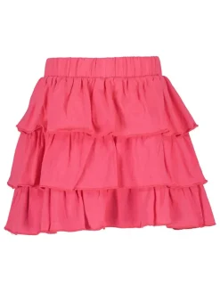 2-delige set: rokken donkerblauw/roze
