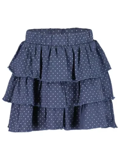 2-delige set: rokken donkerblauw/roze