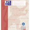 5-delige set: schoolschriften "Oxford Recycling" rood - A4