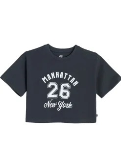 5-delige set: shirts donkerblauw/lichtroze/wit