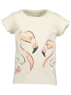 2-delige set: shirts donkerblauw/crème