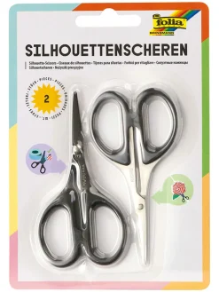 2-delige set: silhouettescharen zwart - (L)10,5 cm