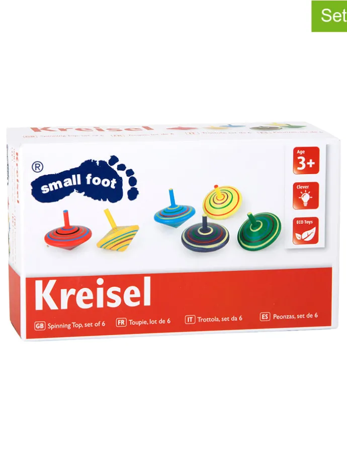 6-delige set: tollen - vanaf 3 jaar