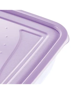 3-delige set: vershouddozen "Fredo Fresh" paars - 1,25 l