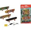 4-delige set: vingerskateboards meerkleurig - vanaf 5 jaar