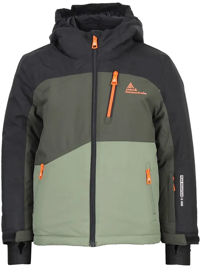 2-delige ski-/snowboardoutfit antraciet/kaki