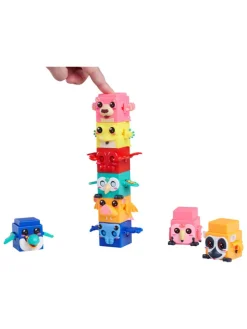 4-delige speelfigurenset "Bloxies" meerkleurig - vanaf 3 jaar
