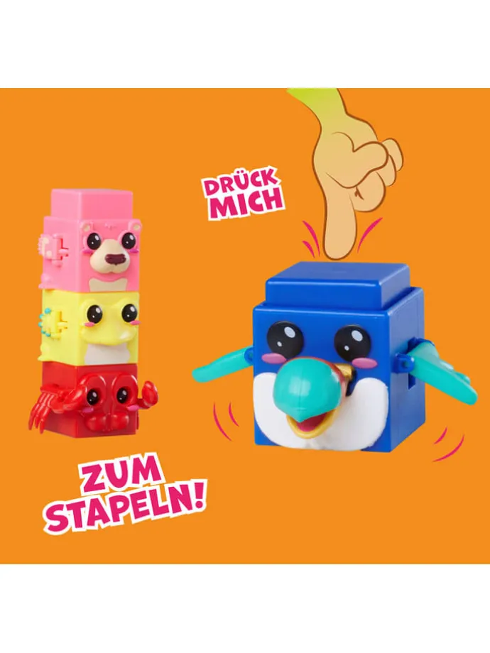 4-delige speelfigurenset "Bloxies" meerkleurig - vanaf 3 jaar