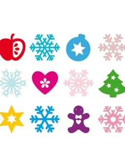 16-delige stempelset "Kerstmix" - vanaf 3 jaar