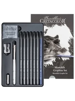 10-delige tekenset ''Monolith Graphit''