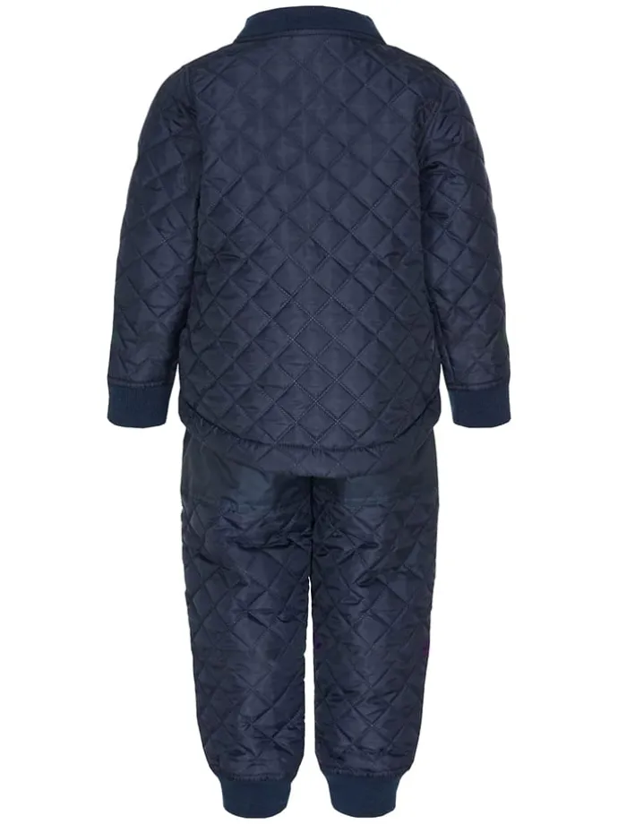 2-delige thermo-outfit donkerblauw