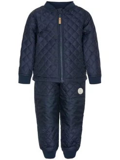 2-delige thermo-outfit donkerblauw