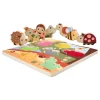7-delige voelpuzzel met stof - vanaf 12 maanden