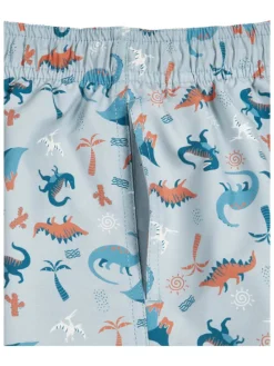 2-delige zwemoutfit "Dino" crème/lichtblauw