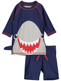 2-delige zwemoutfit donkerblauw